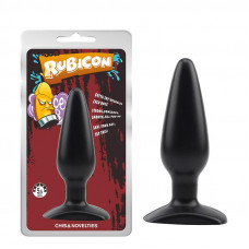 Butt Plug Rubicon 13.5 x 4.5 CM Black