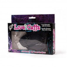 Love Cuffs Black Plush