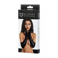 Glossy gloves Selina